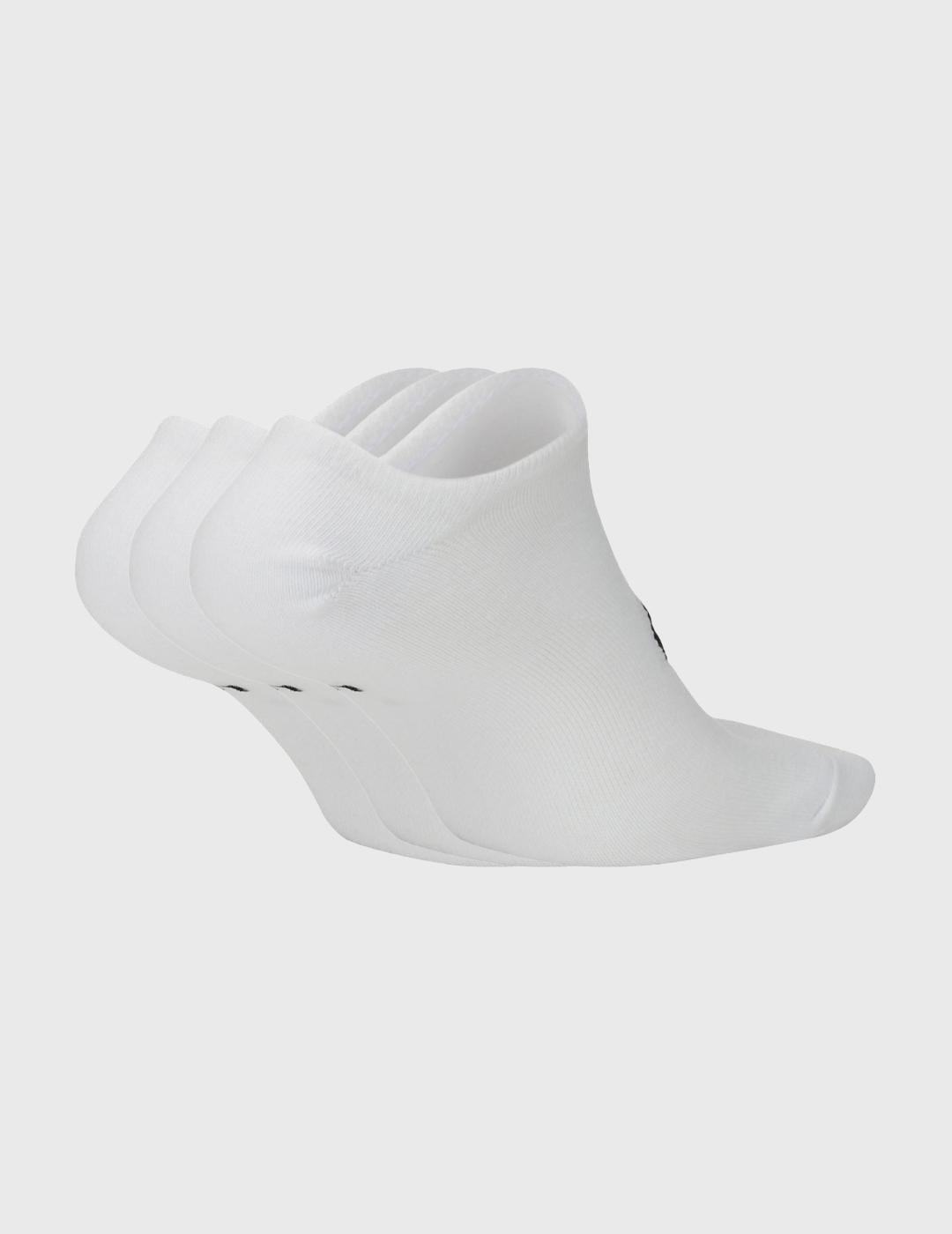  Calcetines Nike Sportswear cortos blancos Unisex