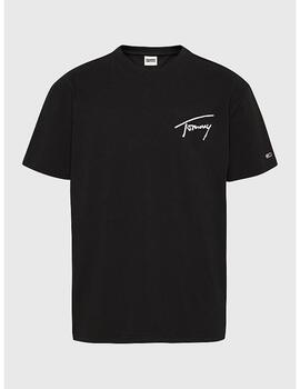 Camiseta Tommy Jeand signature negra para hombre