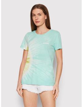 Camiseta Guess Registration tie dye para mujer