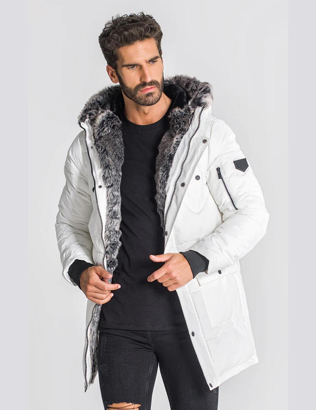 Parka Kavanagh blanca para hombre