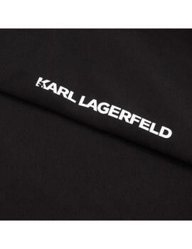 Sudadera Karl Lagerfeld capucha negra Ikonik para