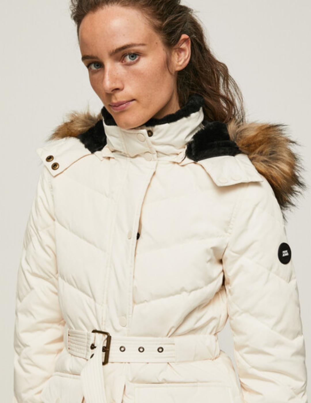 Anorak acolchado - Beige - MUJER