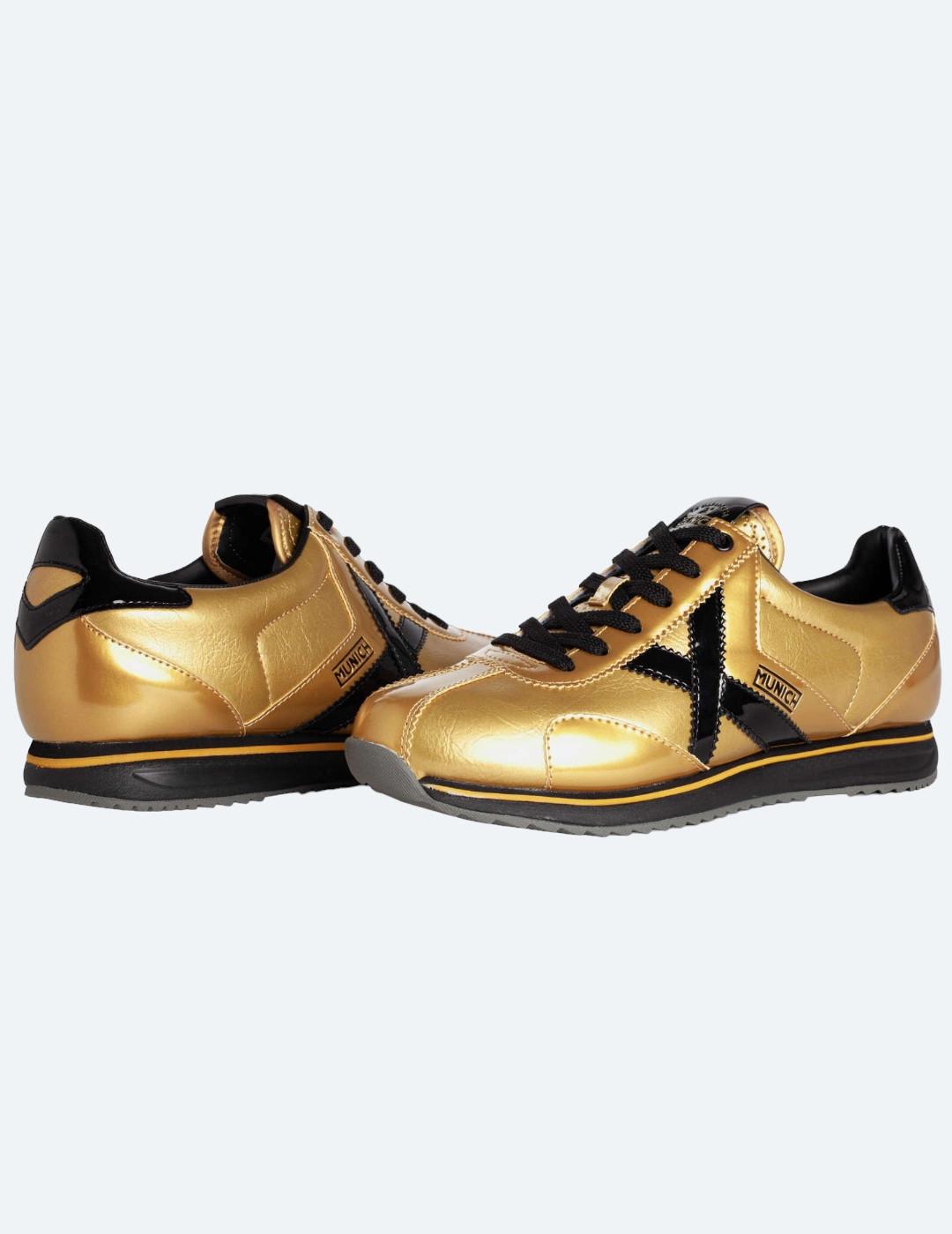 Zapatillas Munich Sapporo doradas hombre