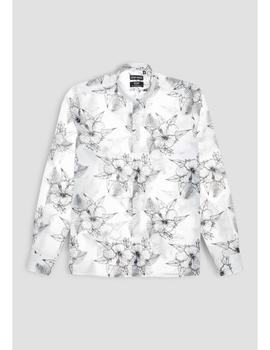 Camisa Antony Morato estampado floral blanca para hombre