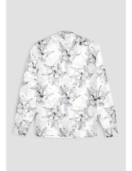 Camisa Antony Morato estampado floral blanca para hombre