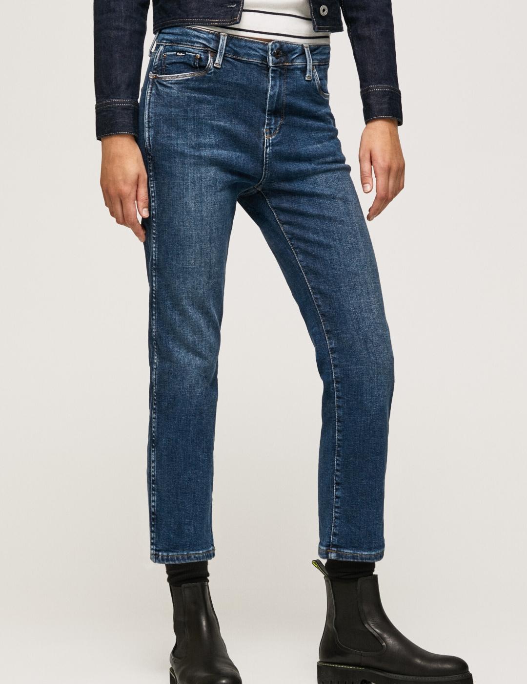 Dion 7/8 slim fit high waist jeans