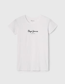 Camiseta Pepe Jeans Mujer New Virginia SS N Blanca
