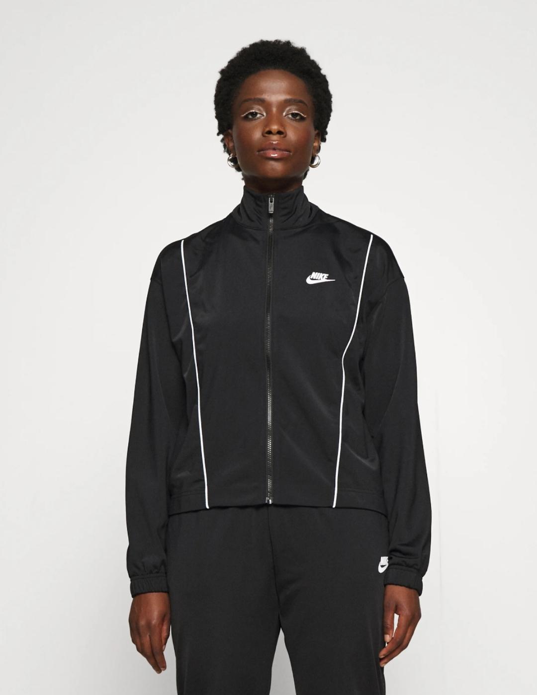 Acción de gracias Experto personalizado Chándal Nike Sportswear Essentials para Mujer Negro/Blan