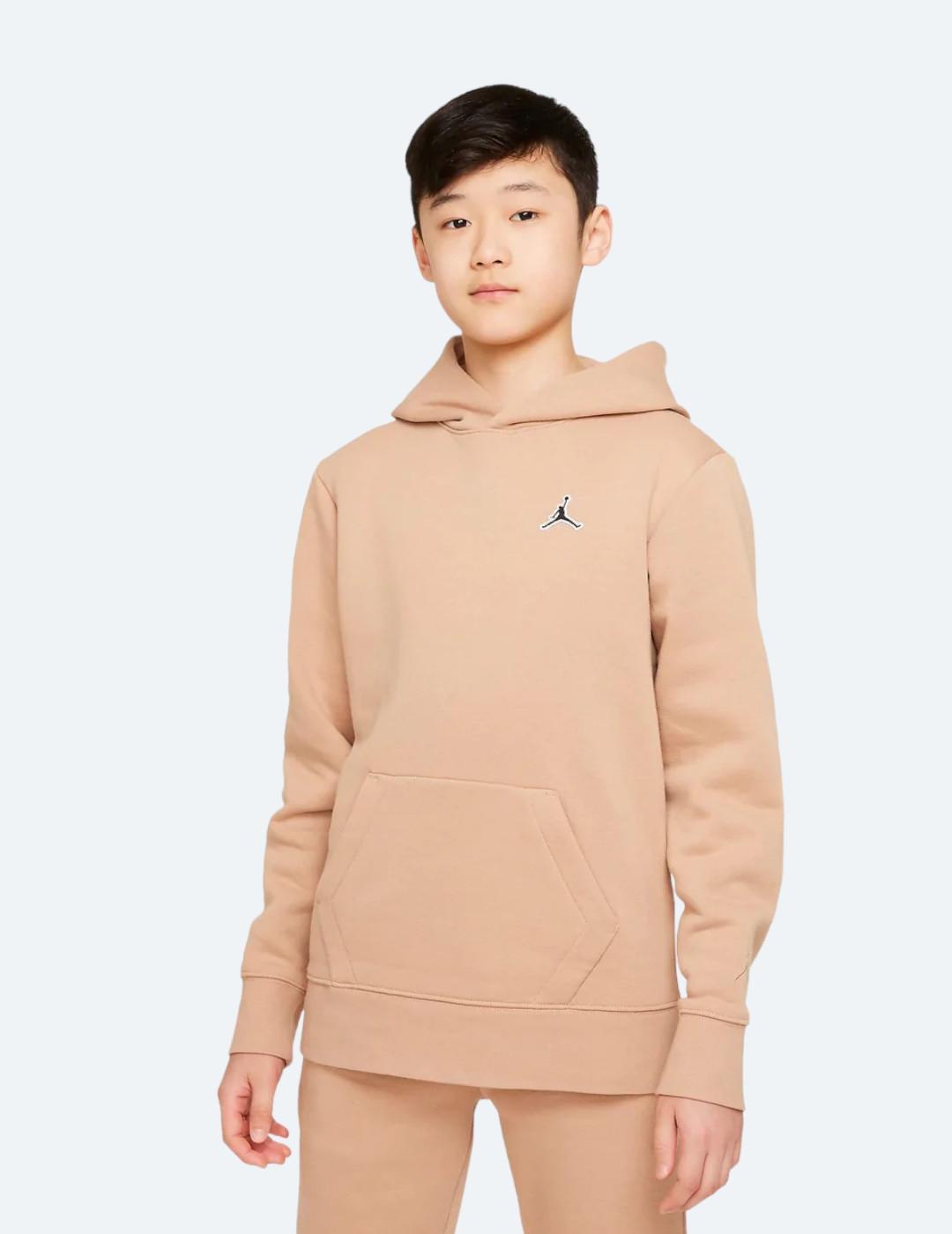 Sudadera Jordan Essentials beige para niño