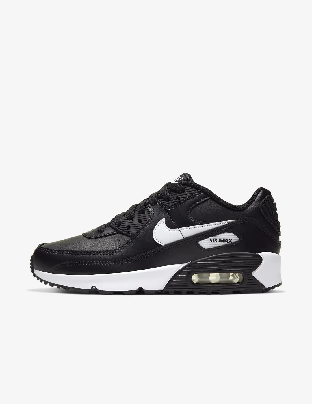Zapatillas Nike Air Max 90 LTR gs Ni o Negro Bl