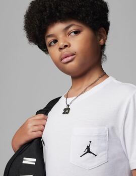 Camiseta Jordan Jumpman para Niño Blanca