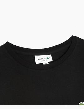 Camiseta Lacoste basica negra para hombre