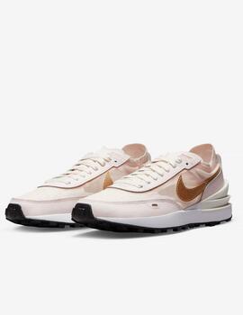  Zapatillas Nike  Waffle One para Mujer color Rosa/Beige