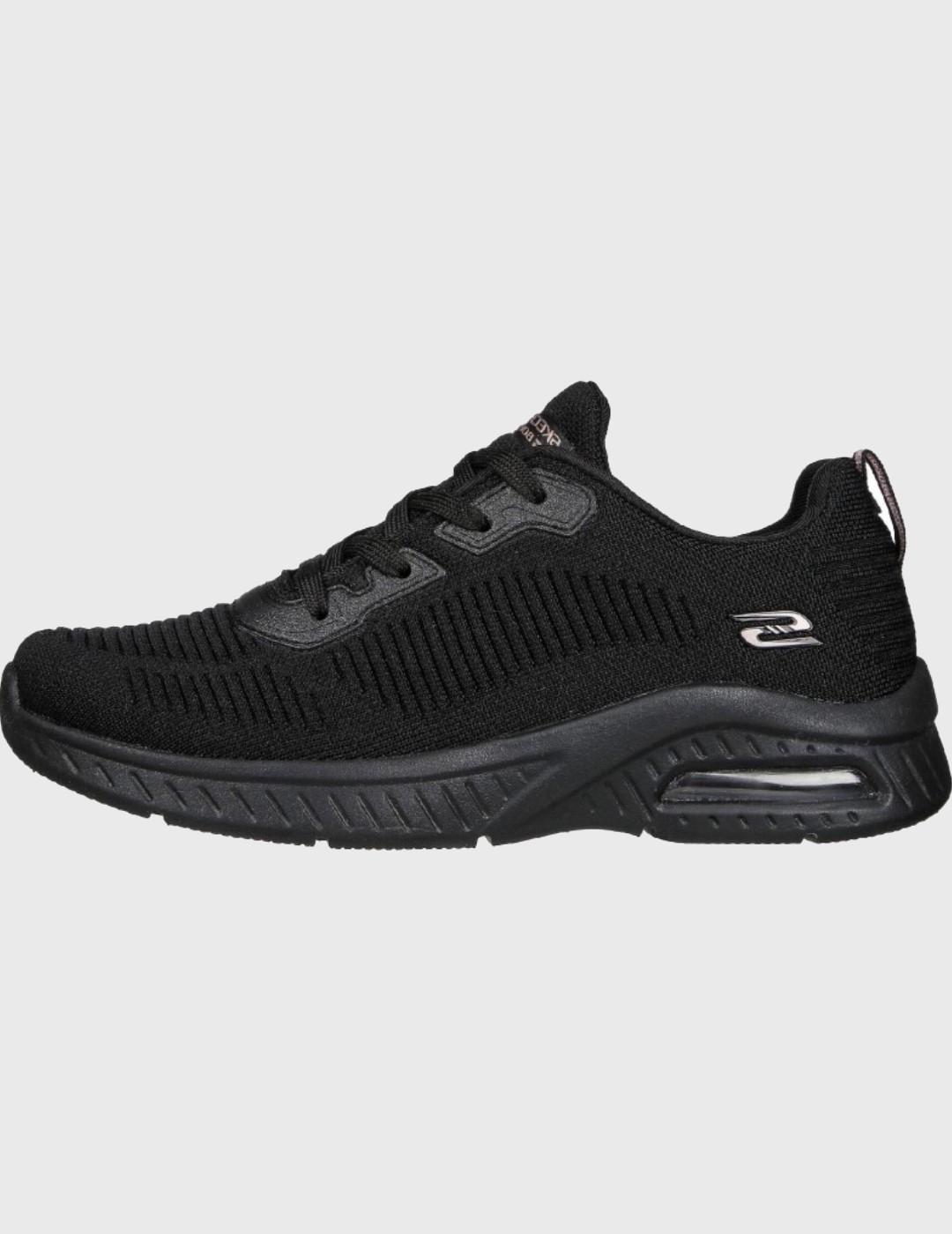 temblor Formular Polo Zapatillas Skechers con camara de aire negra para mujer