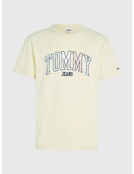 Camiseta Tommy Jeans college menta para hombre