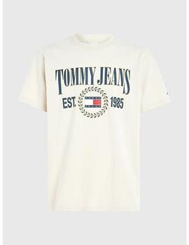 Camiseta Tommy Jeans luxe beige para hombre