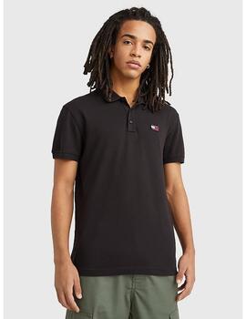 Polo Tommy Jeans negro para hombre