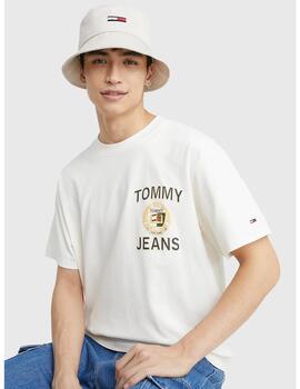 Camiseta Tomy Jeans luxe blanca para hombre