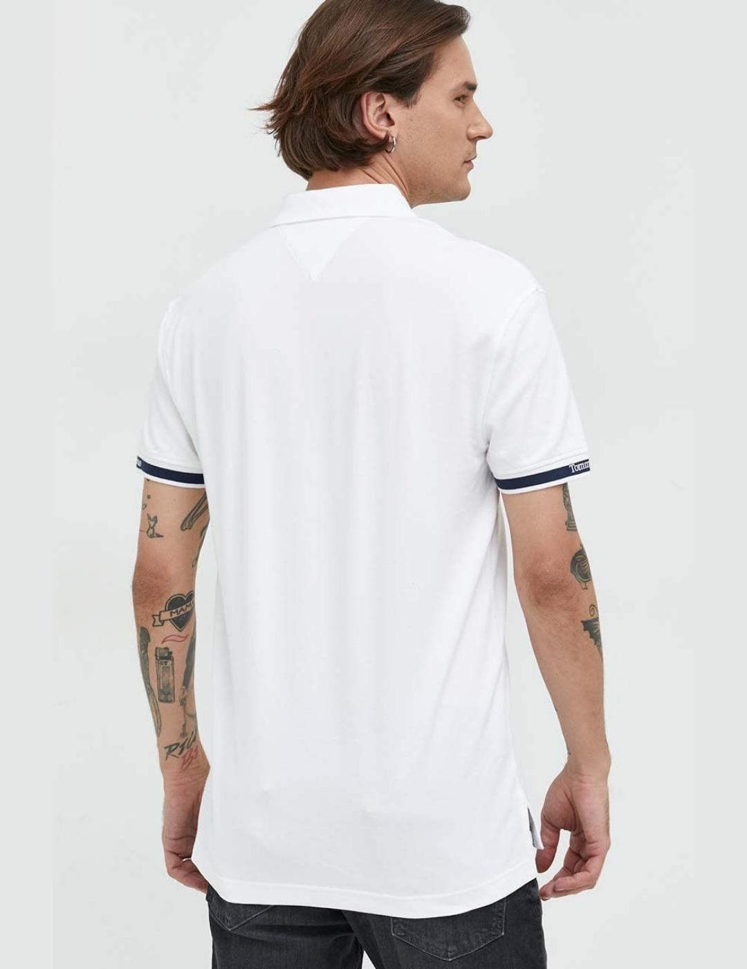 Polo Tommy Jeans essential blanco para hombre