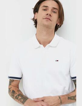 Polo Tommy Jeans essential blanco para hombre