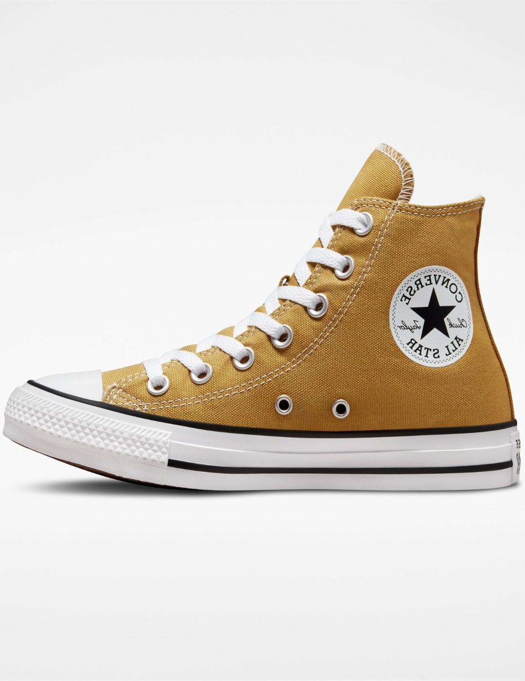 exageración batería Inmuebles Zapatilla Converse Chuck Taylor mostaza lona unise