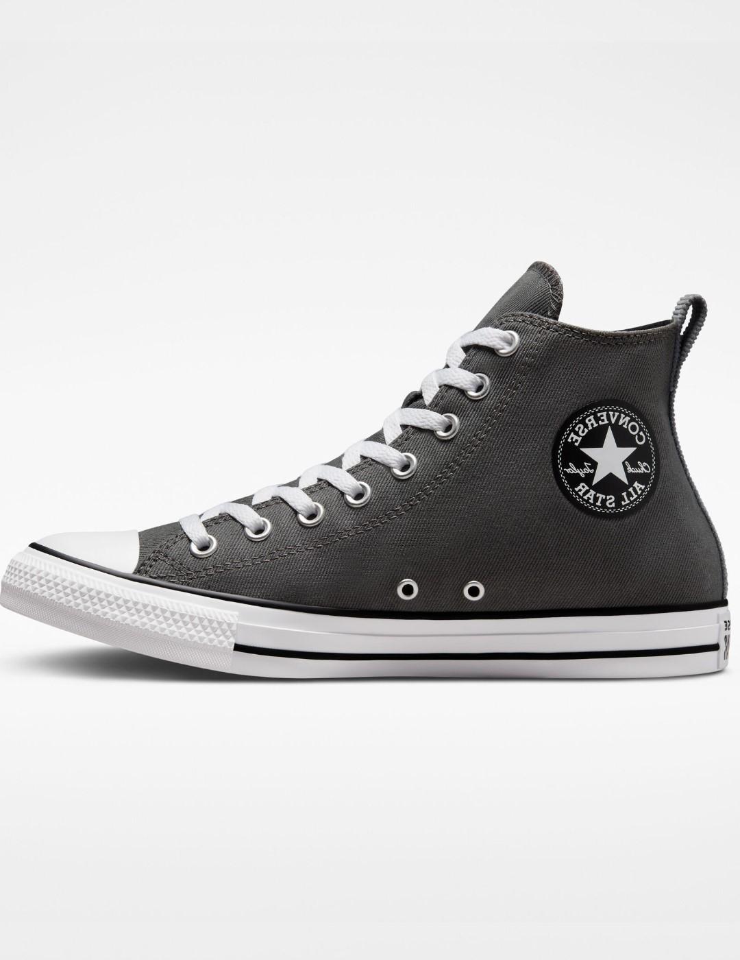 Comité dueña marea Zapatillas Converse Gris lona Hombre y Mujer