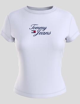 Camiseta Tommy Jeans blanca para mujer