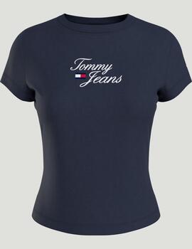 Camiseta Tommy Jeans azul marino para mujer