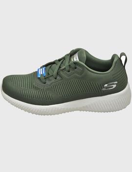 Zapatillas Skechers squad verde oliva para hombre