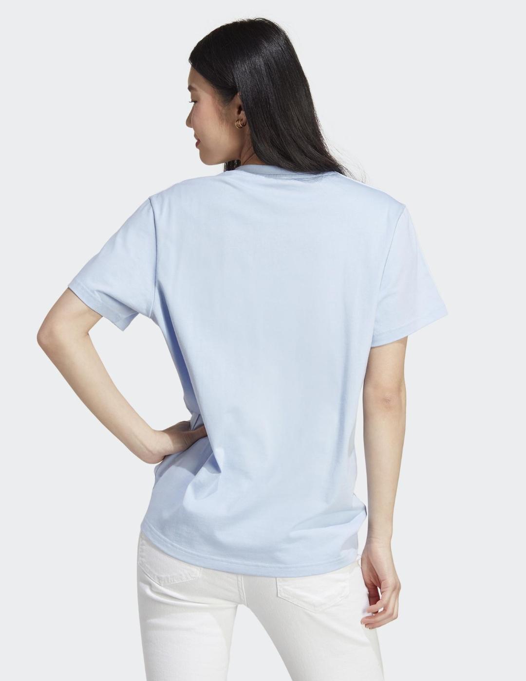 Camiseta Adidas para Mujer Azul/Blanco