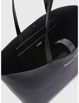 Tote bag Tommy Jeans negro para mujer