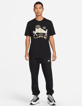 Camiseta Nike Sportswear Negra con dibujo hombre negra