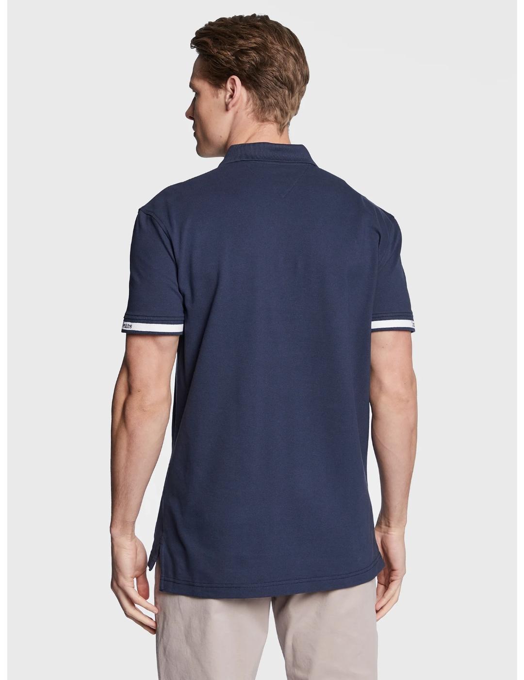 Polo Tommy Jeans essential marino para hombre