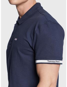 Polo Tommy Jeans essential marino para hombre