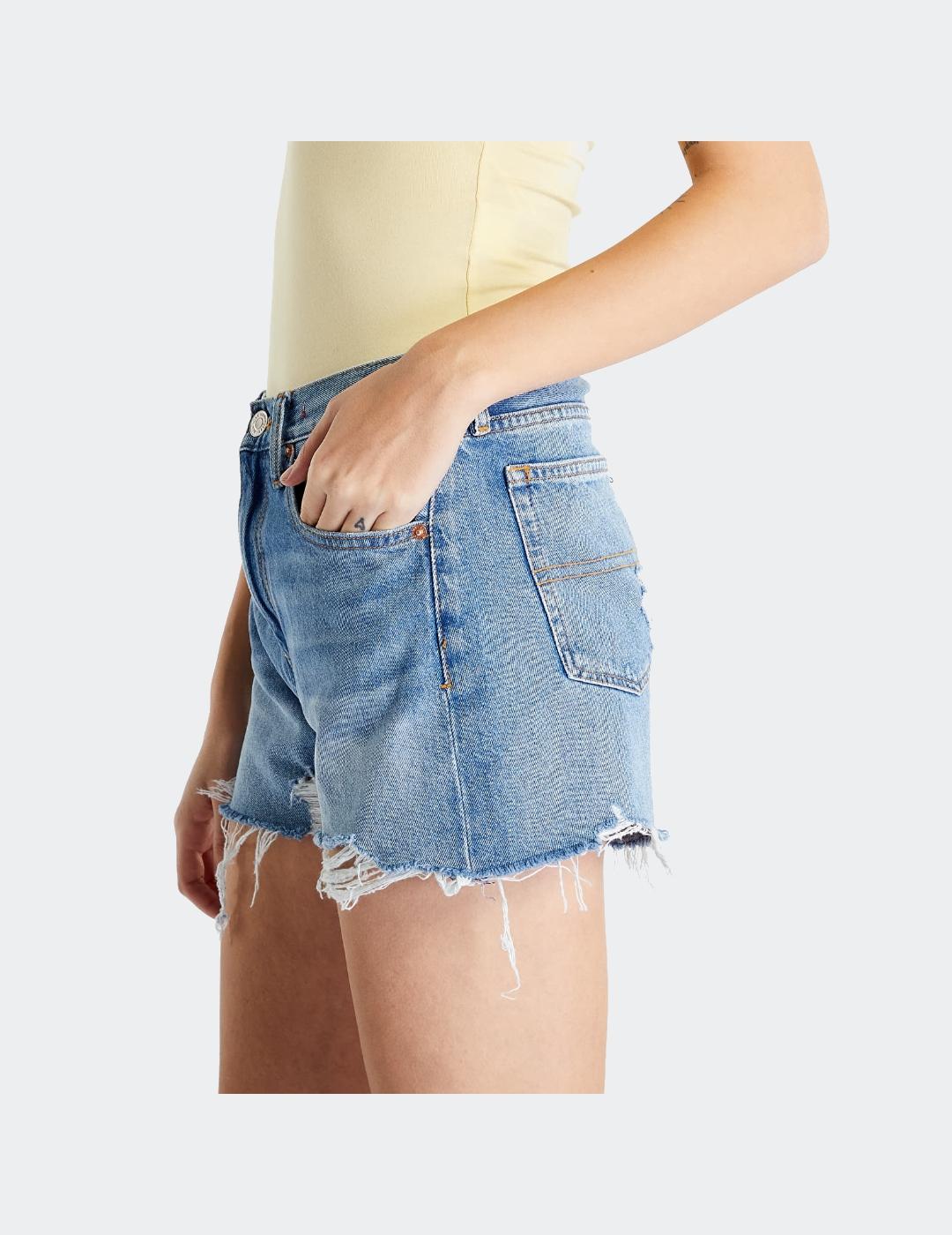 Short Tommy Jeans hot azul para mujer