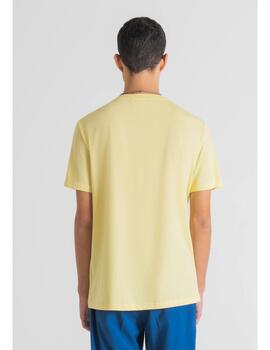 Camiseta Antony Morato basica amarillo para hombre