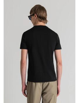Camiseta Antony Morato negra logo para hombre