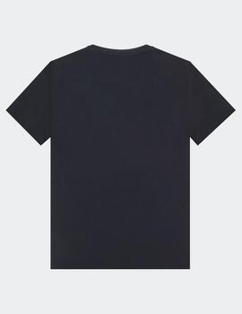 Camiseta Antony Morato negra logo raya para hombre