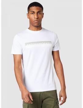 Camiseta Antony Morato blanca reflect para hombre