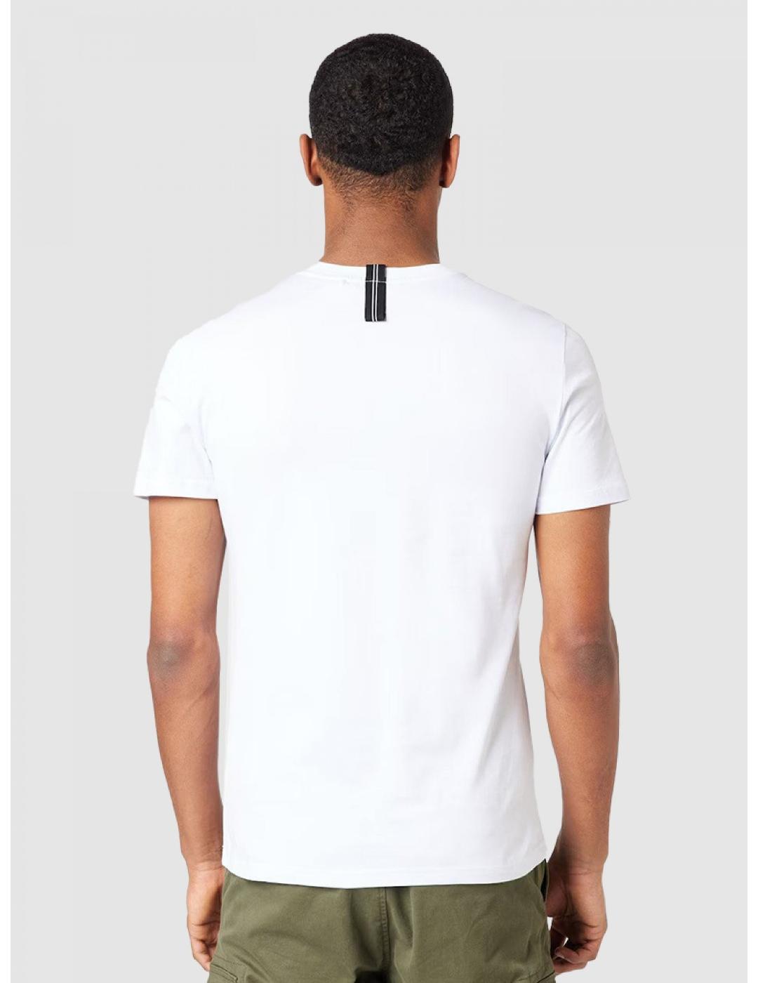 Camiseta Antony Morato blanca reflect para hombre