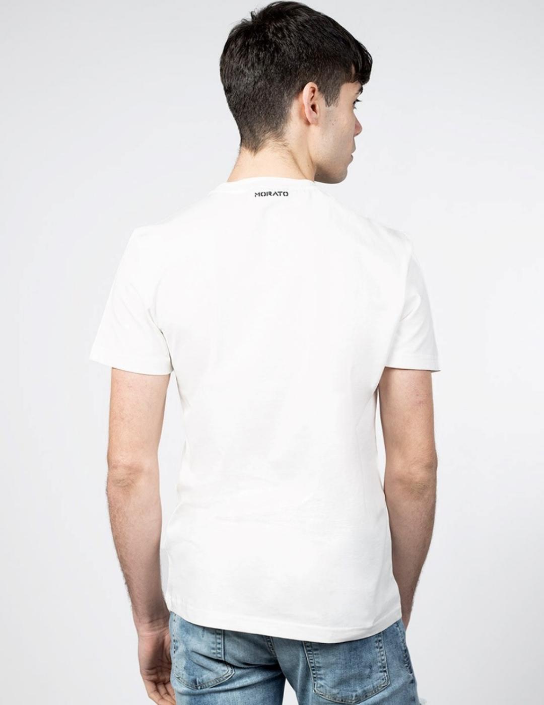 Camiseta Antony Morato blanca calavera para hombre
