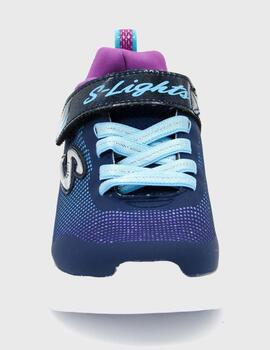 Zapatillas Skechers Flicker Flash con luces para Niños azul