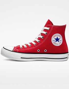 Zapatillas Converse Chuck unisex bota lona rojo