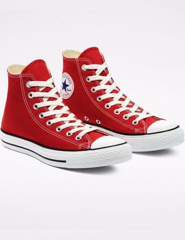 Zapatillas Converse Chuck unisex bota lona rojo