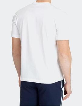 Camiseta EA7 colores logo blanca para hombre