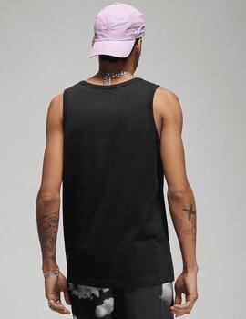 Camiseta de tirantes con estampado Jordan Hombre Negra