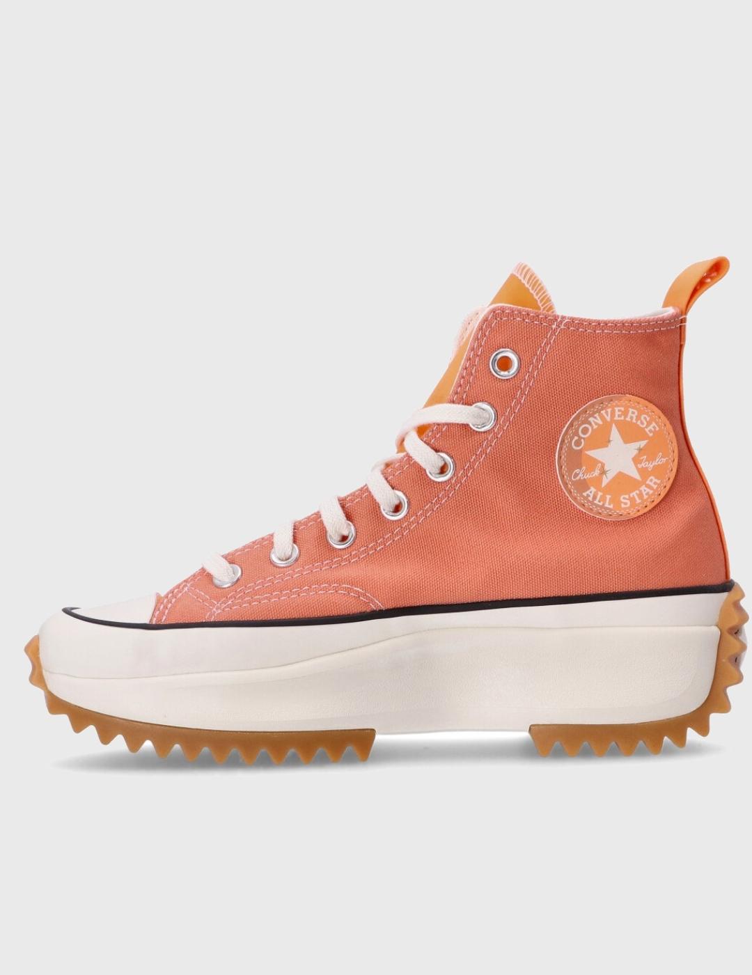 Prisionero S t Sala Zapatilla Converse Run Star lona naranja para mujer