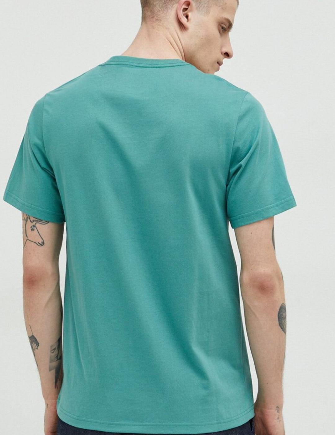 Camiseta Converse basica turquesa para hombre