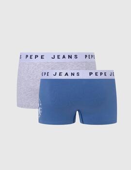2pack bóxers solid tk multicolor hombre pepe jeans