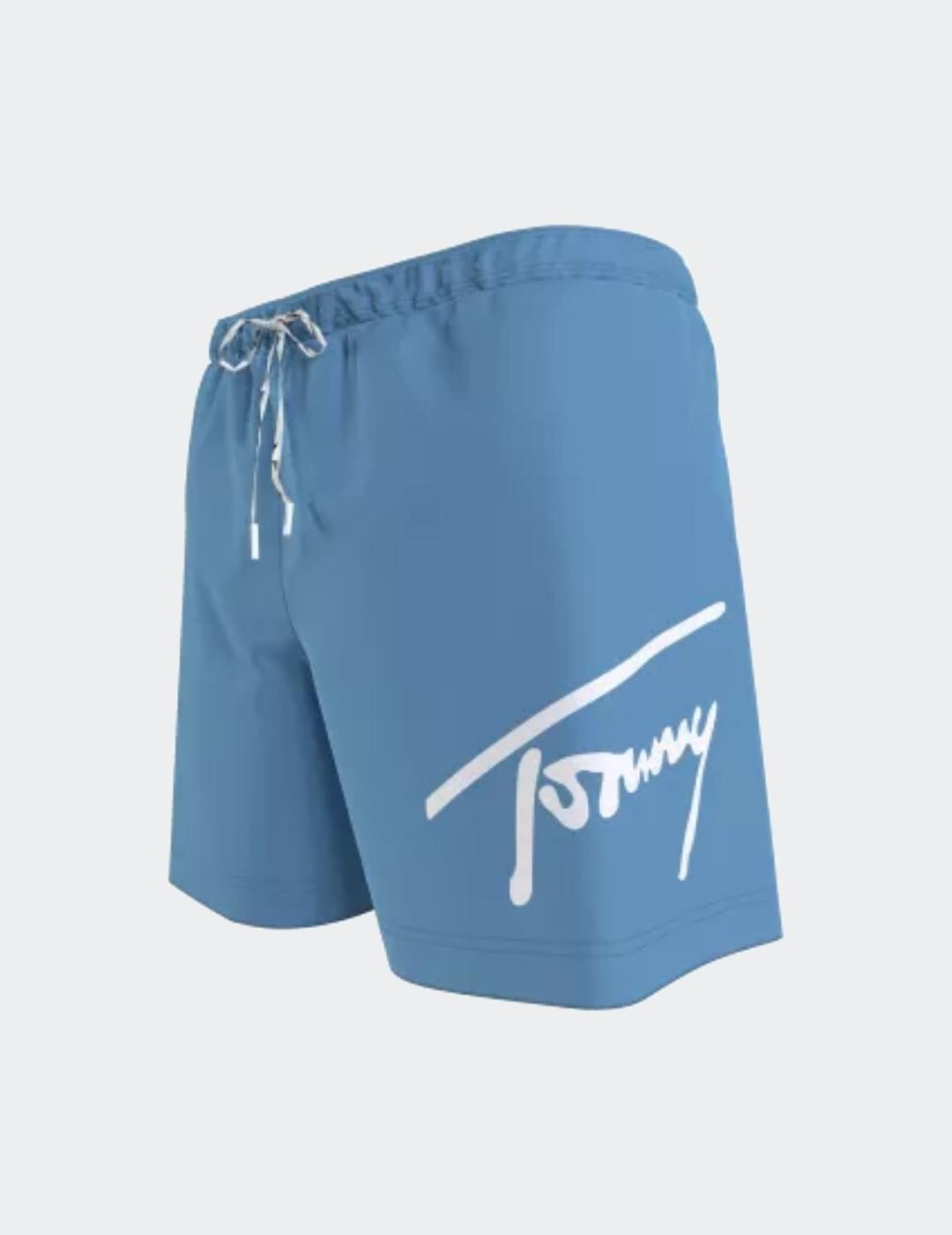 Bañador Tommy Jeans Skysail azul para hombre